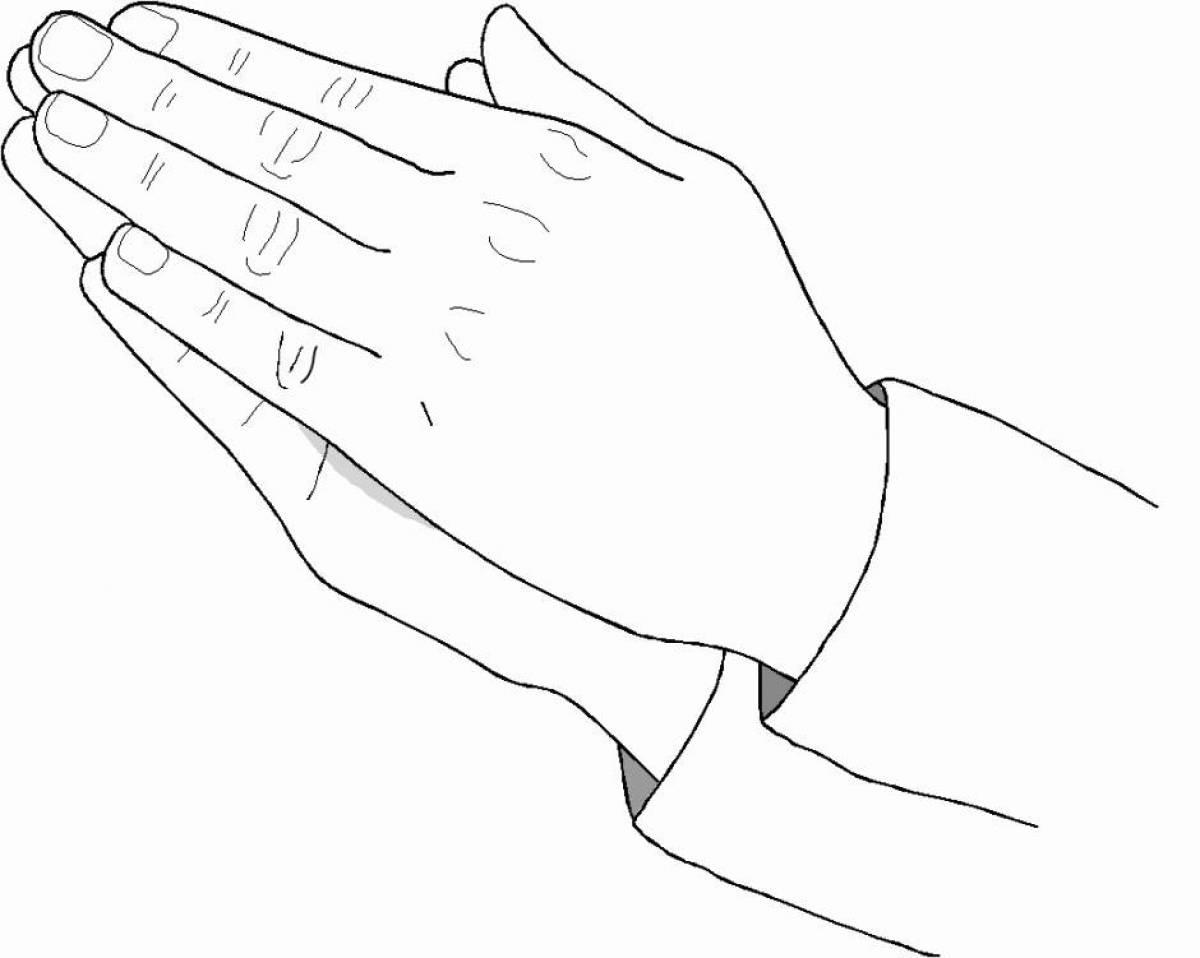 Hand coloring page