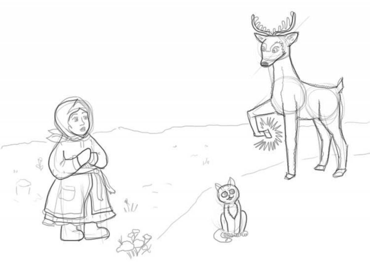 Adorable silver hoof coloring page