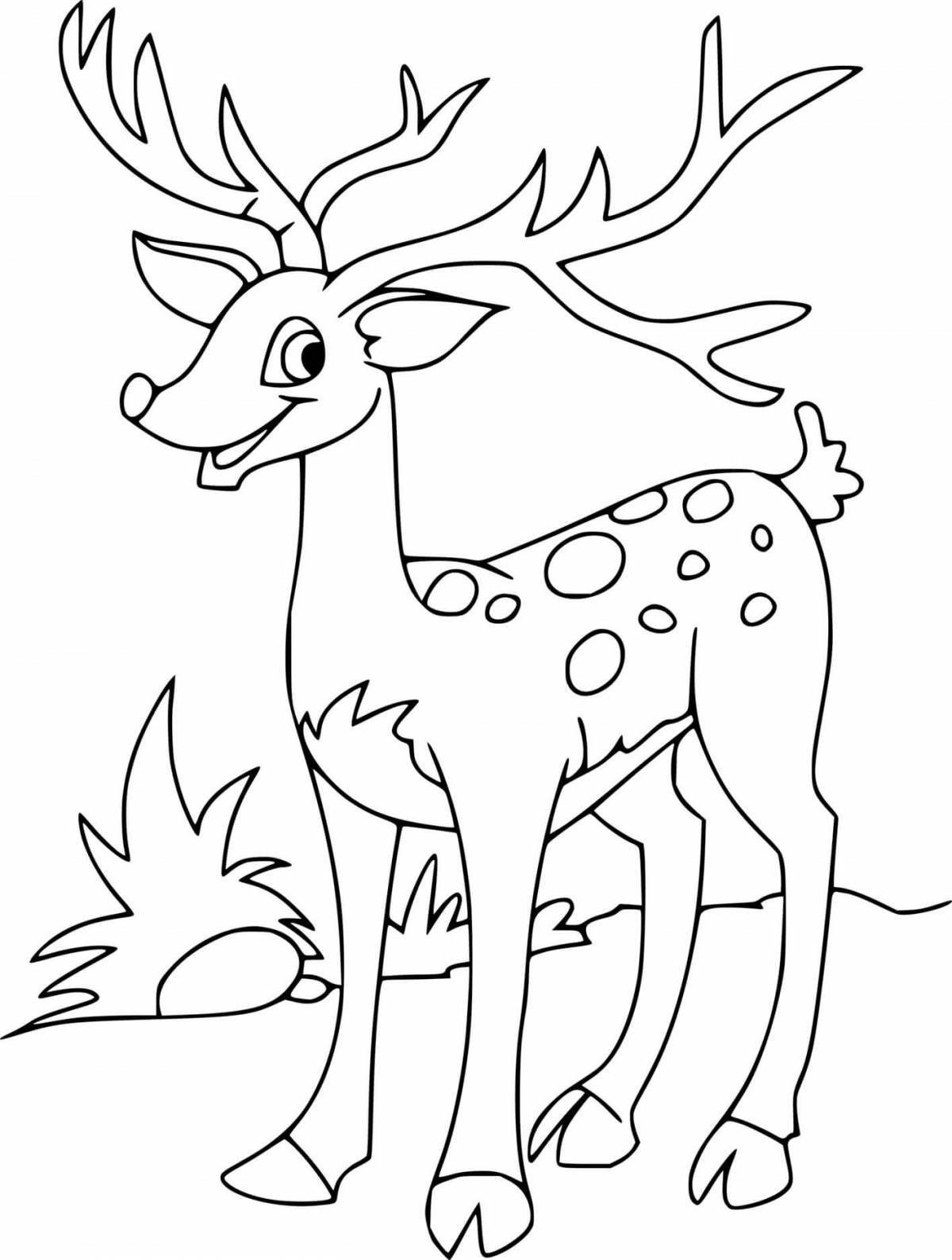 Fine silver hoof coloring page