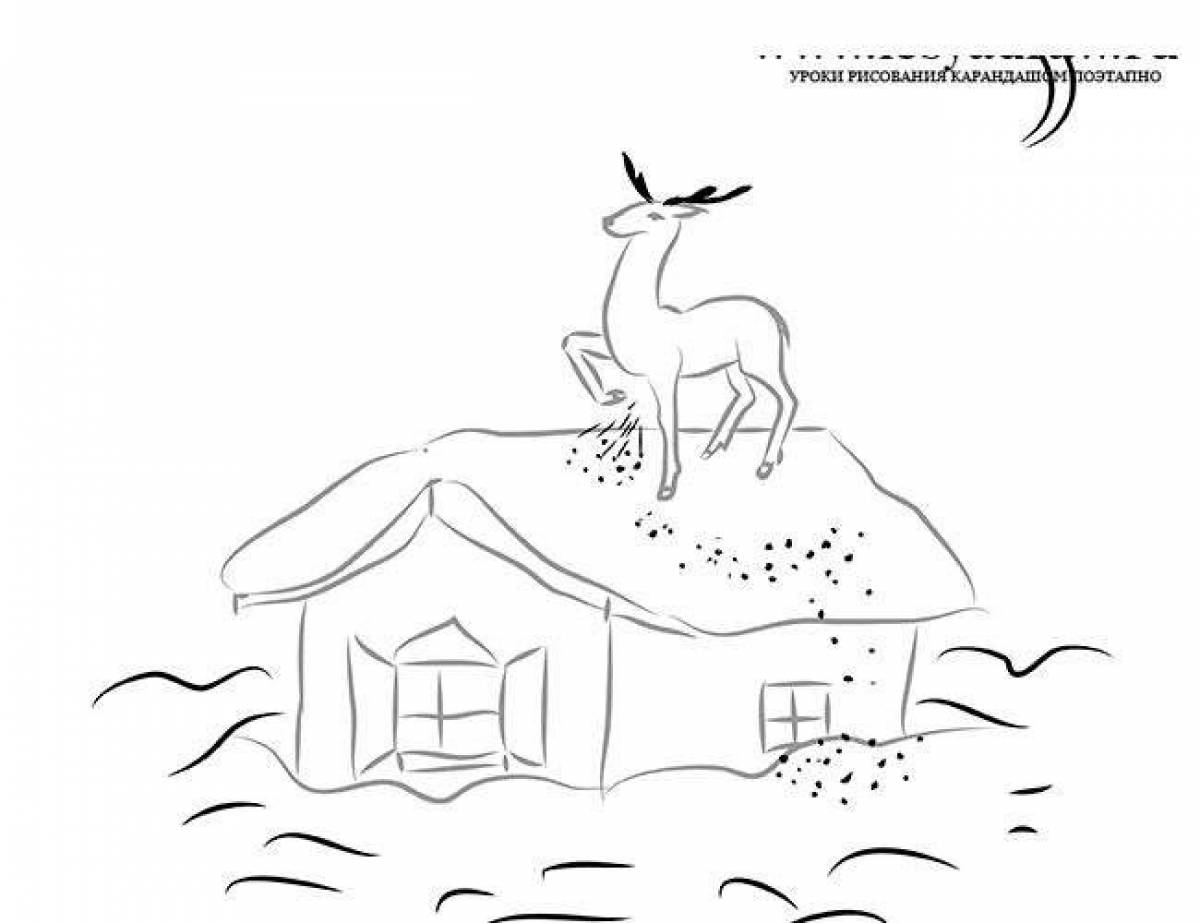 Fine silver hoof coloring page