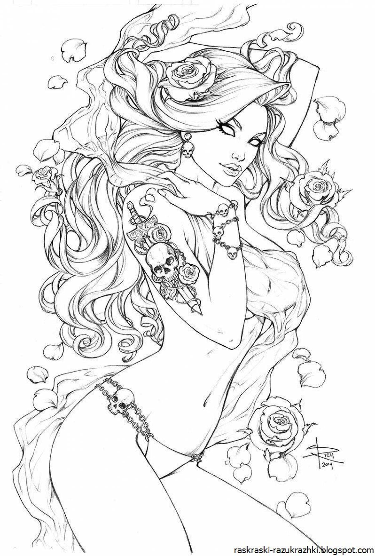 Luxury coloring page 18