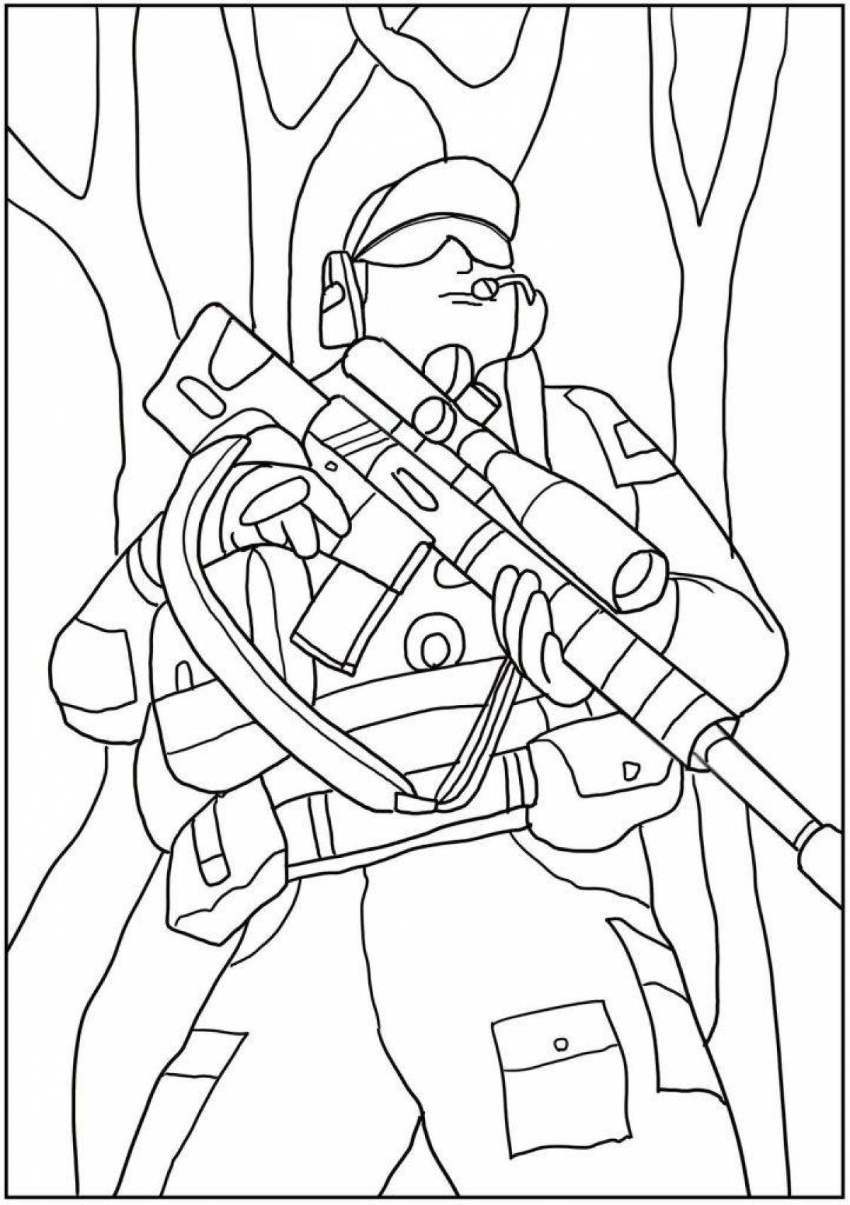 Coloring exotic special forces