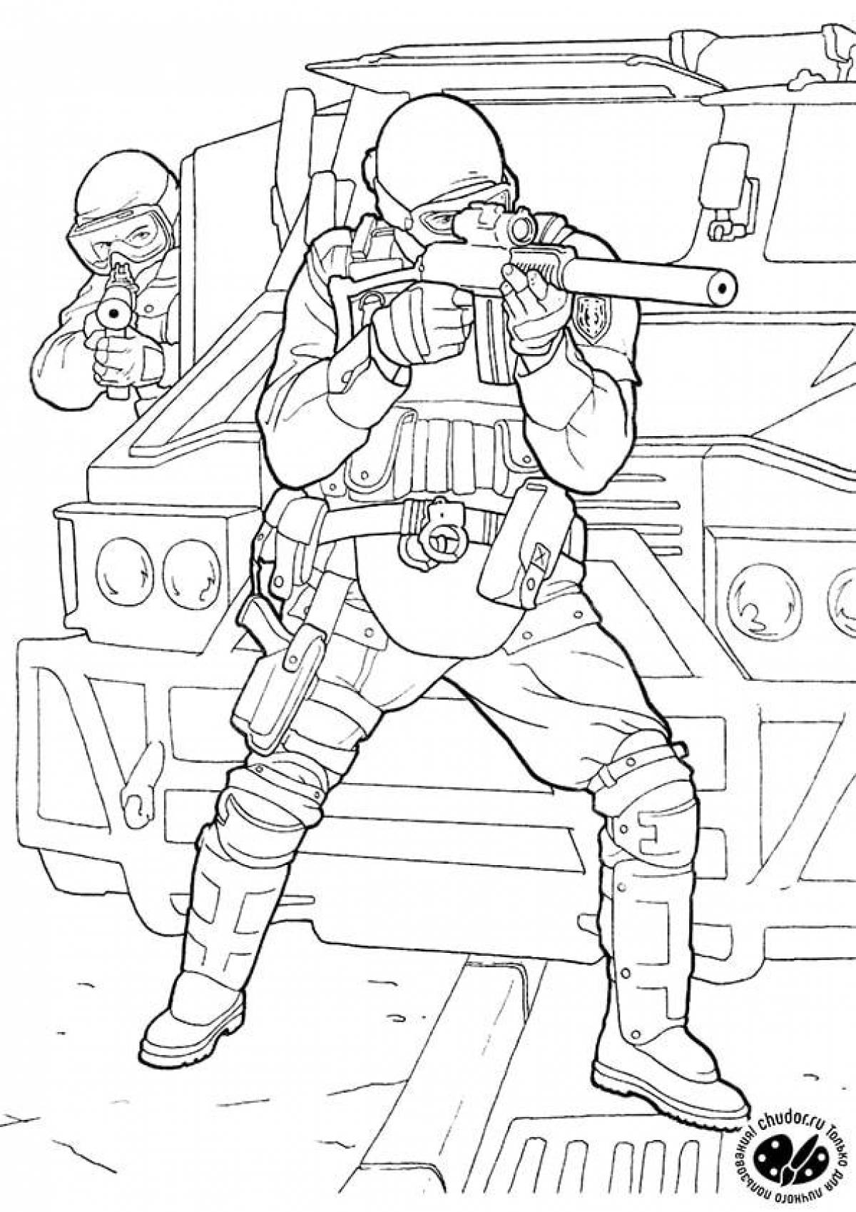 Coloring generously special forces