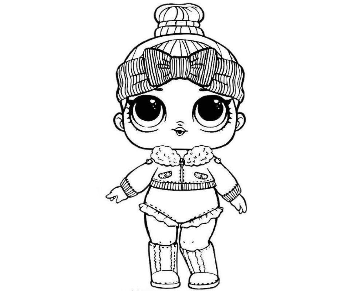 Funny lola doll coloring