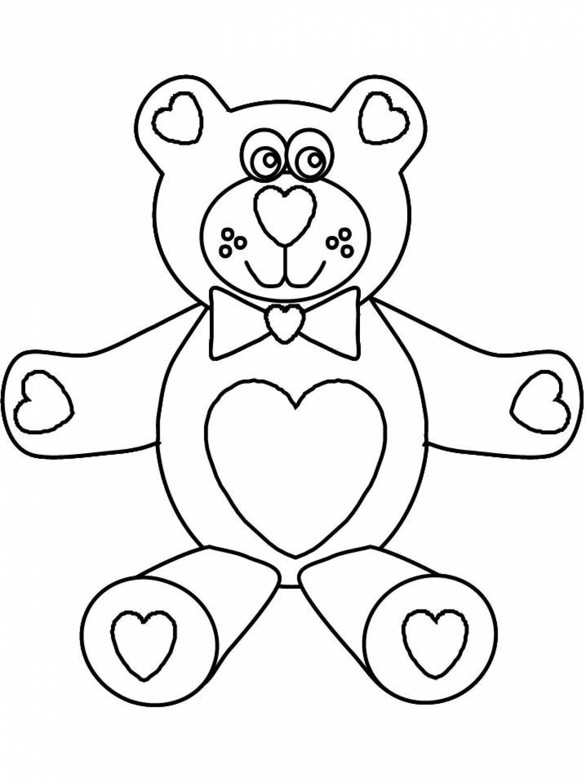 Attractive valera jelly bear coloring pages