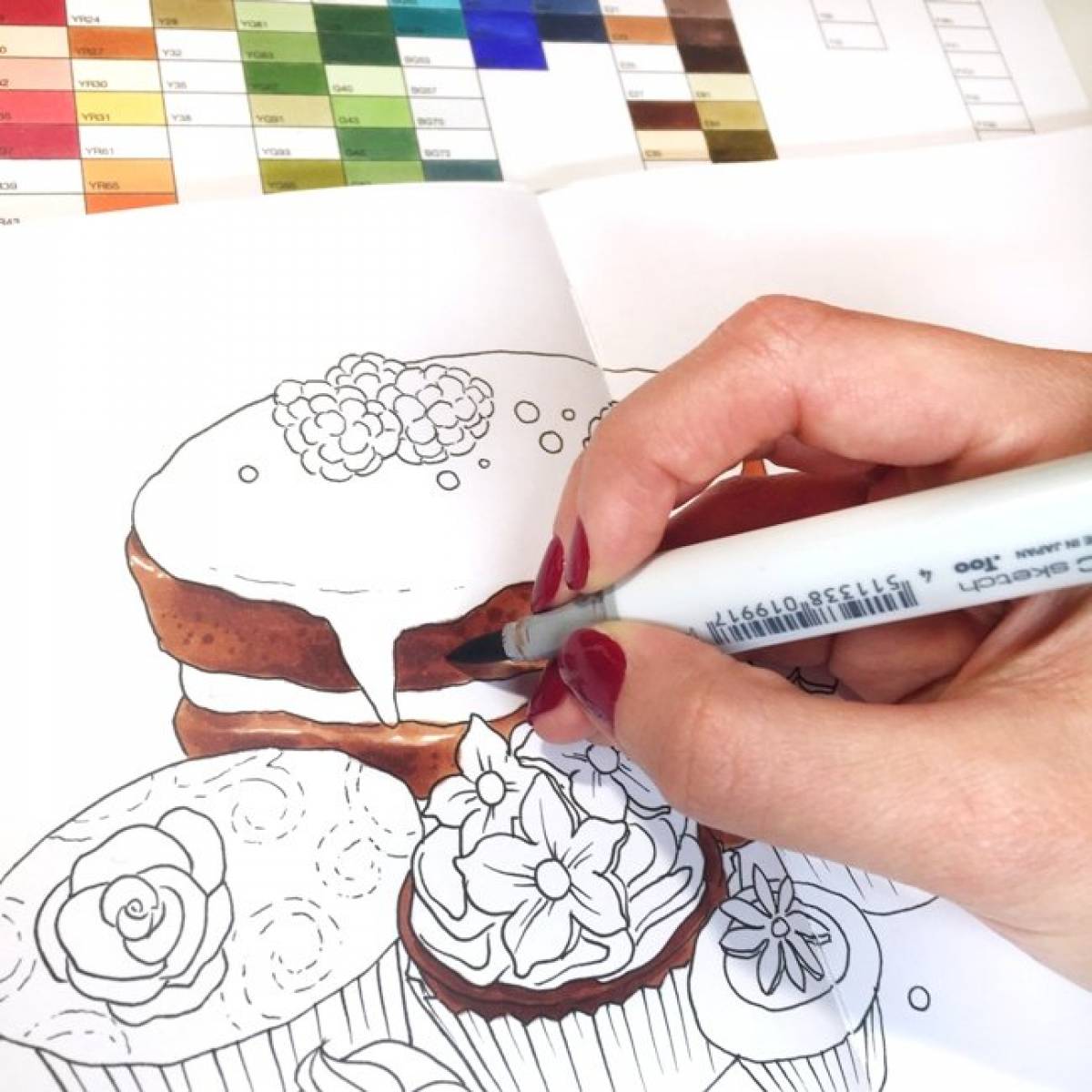 Great coloring book for sketching