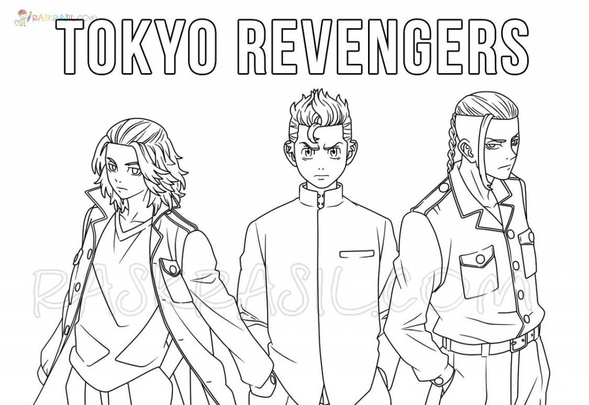 Coloring mystical tokyo avengers