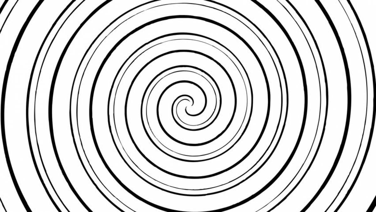 Dynamic spiral coloring