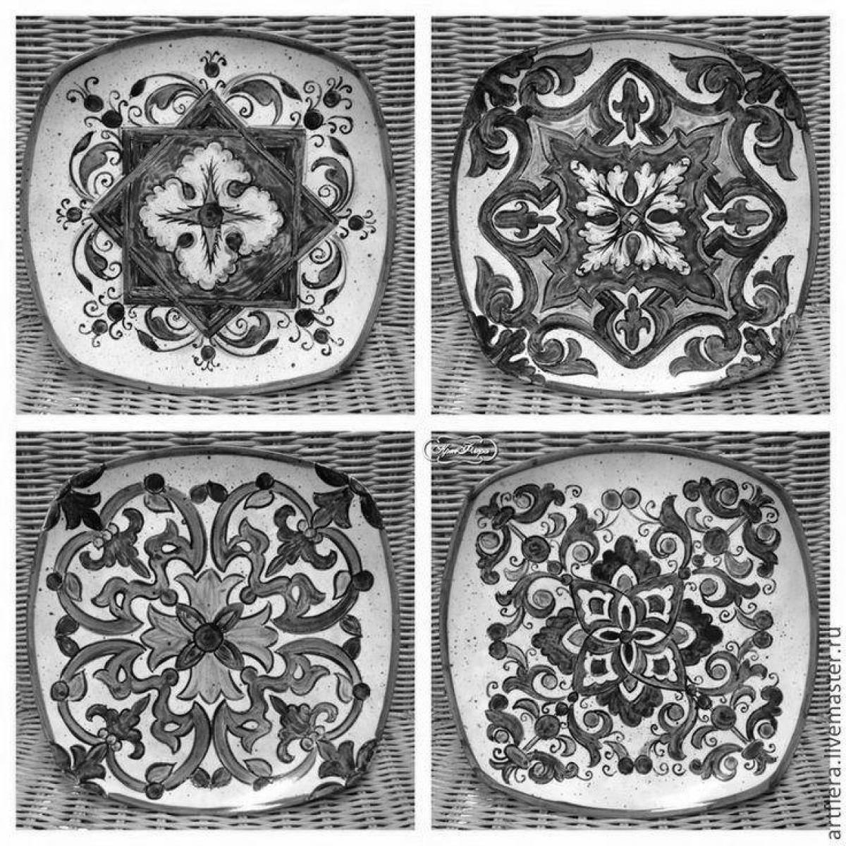 Elegant handmade ceramic tiles