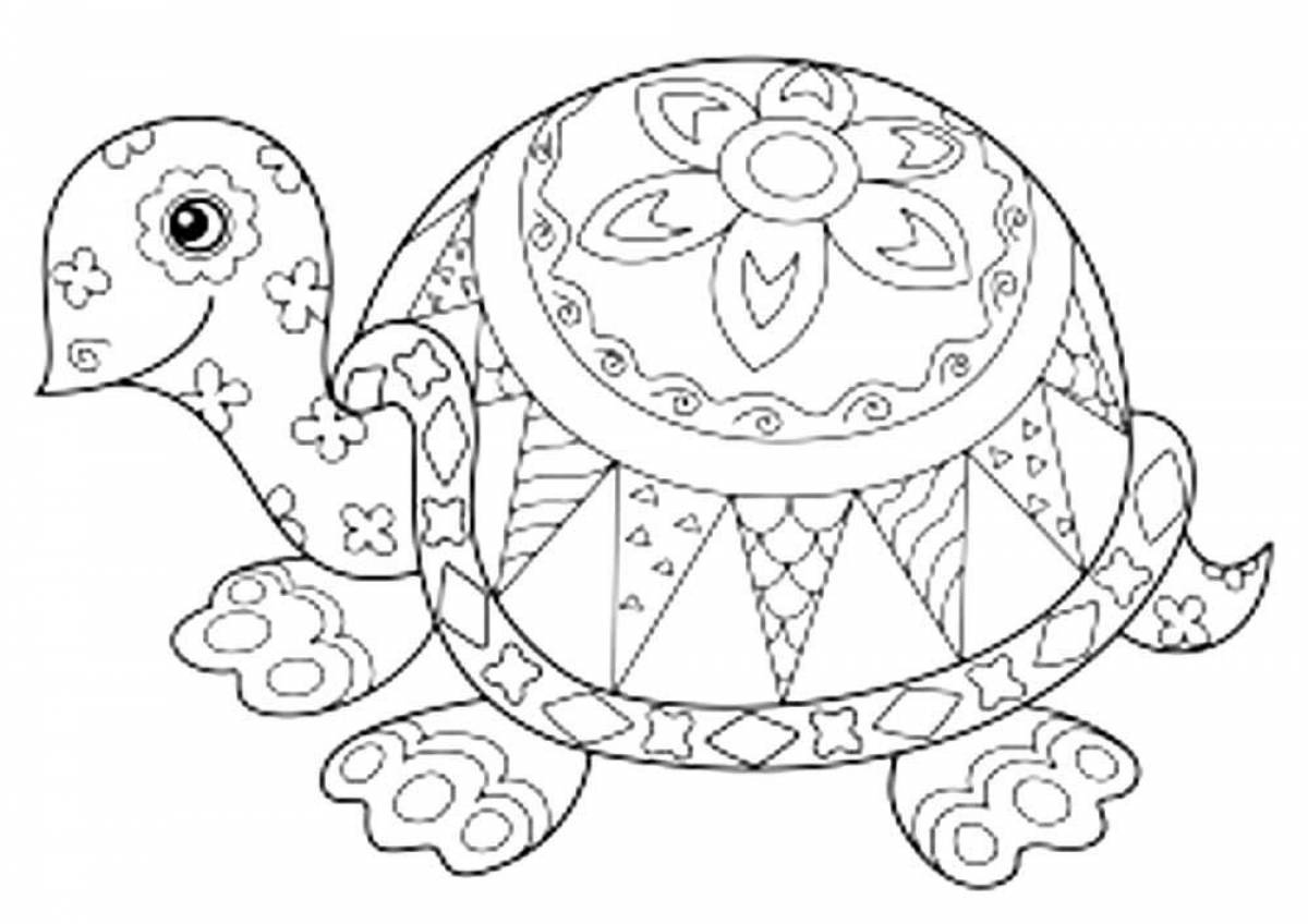 Joyful anti-stress coloring book for children 6-7 years old