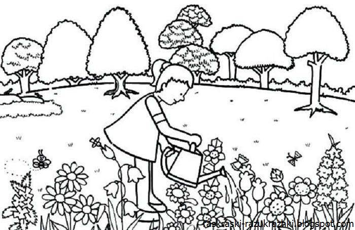 Majestic Garden of Eden coloring page