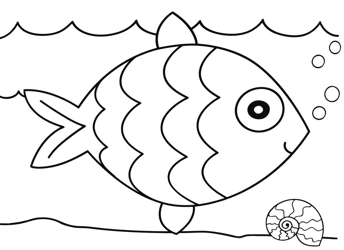 Creative coloring book for 2-3 year olds