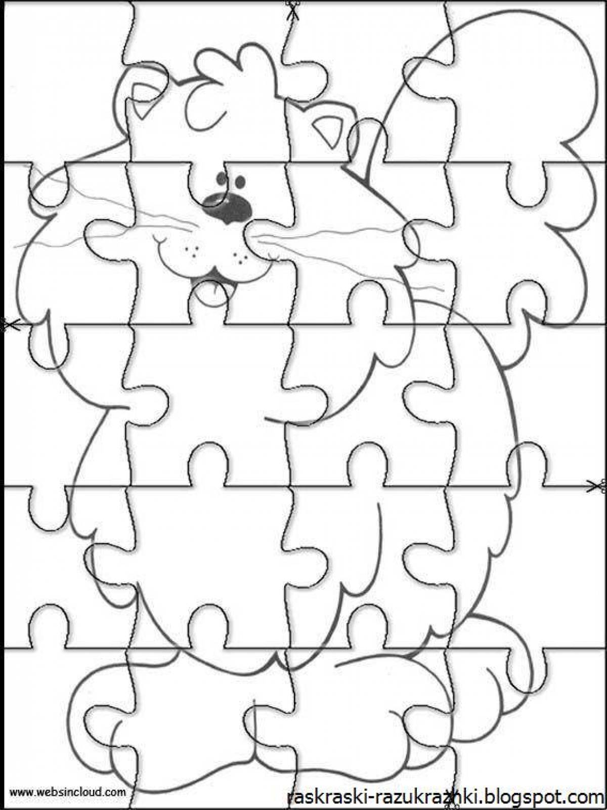 Magic coloring puzzle