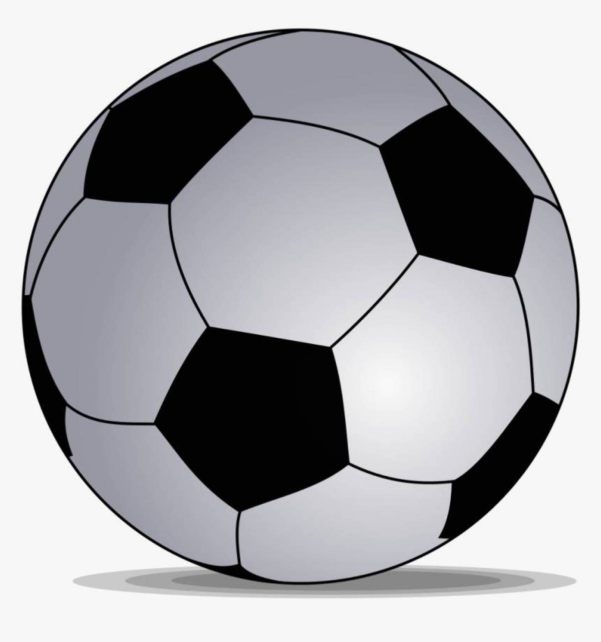 Coloring live soccer ball