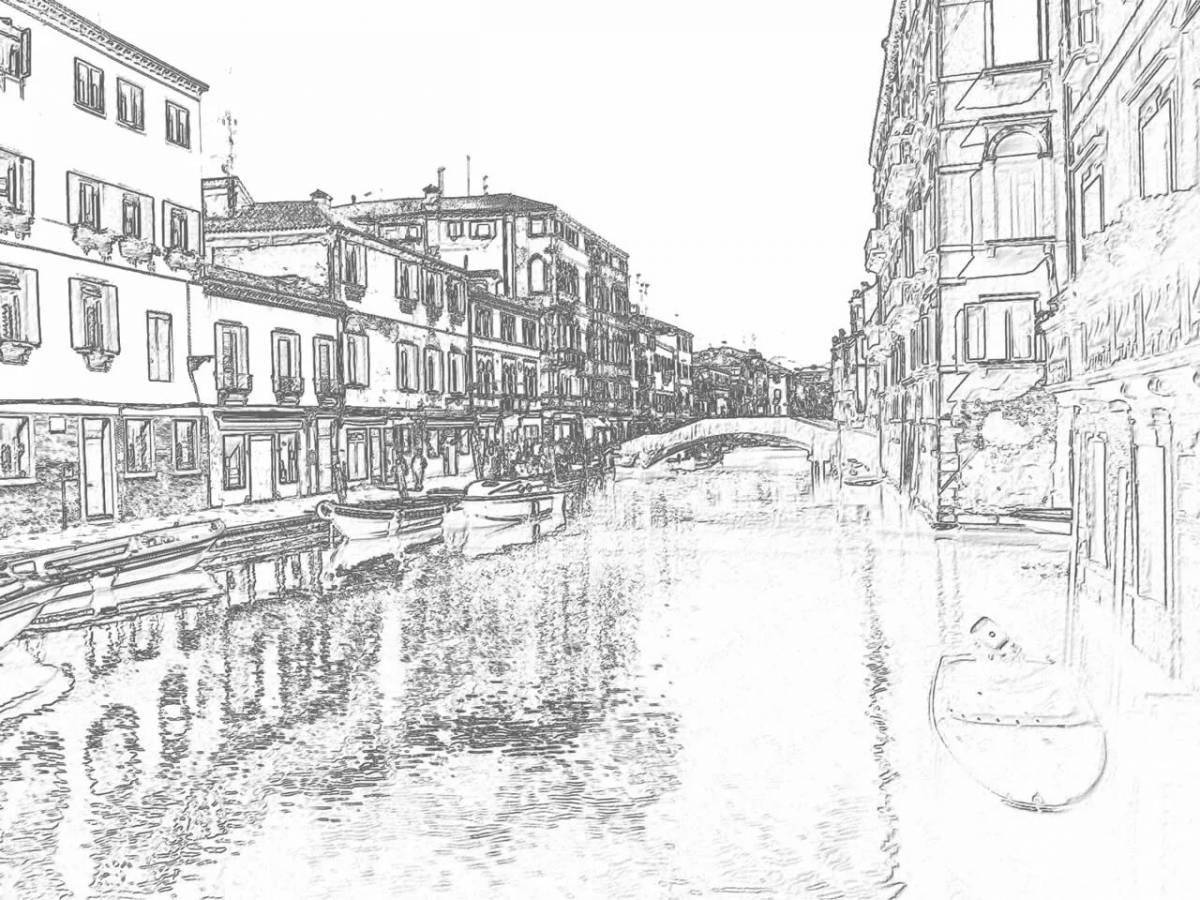 Coloring exotic venice