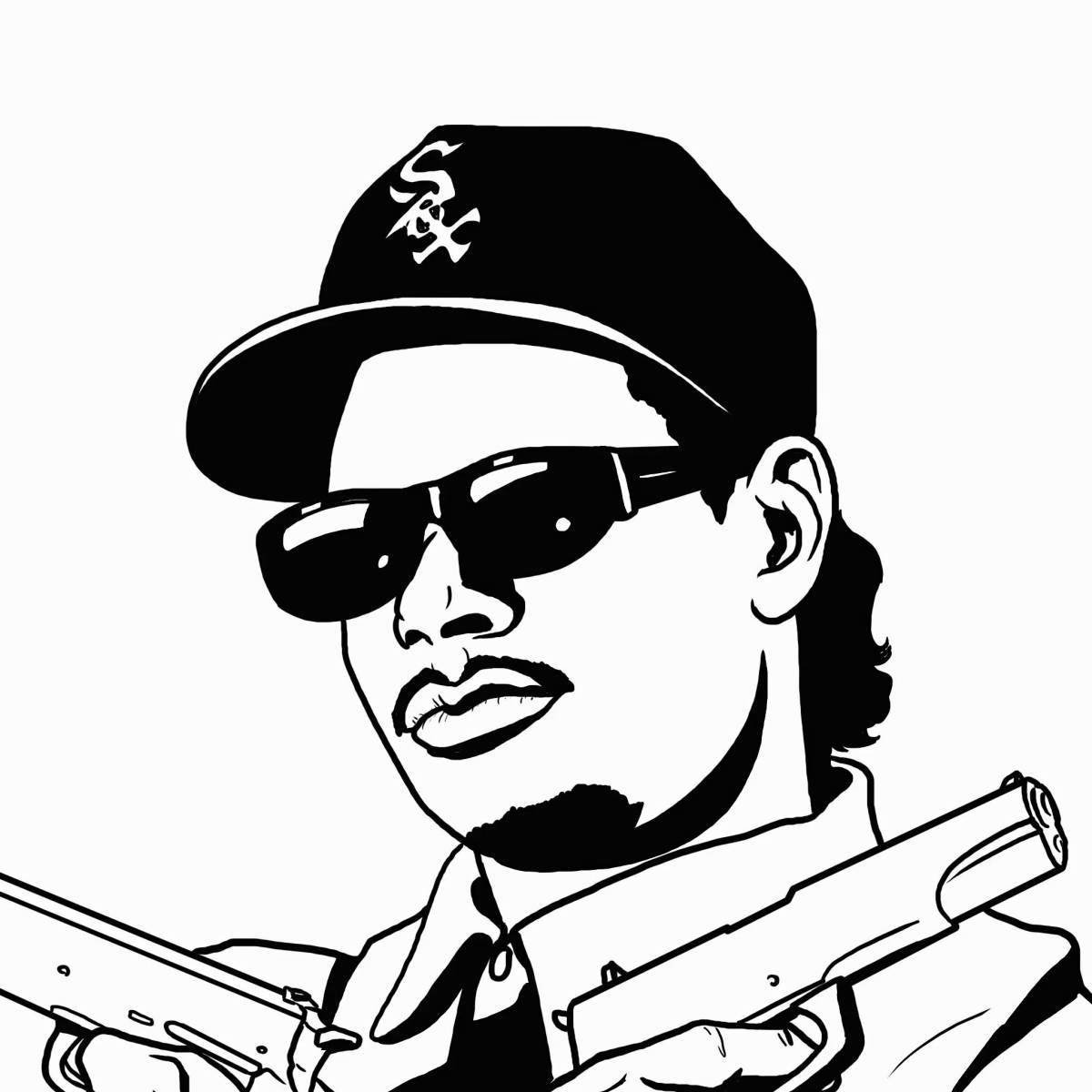 Cj crazy coloring pages