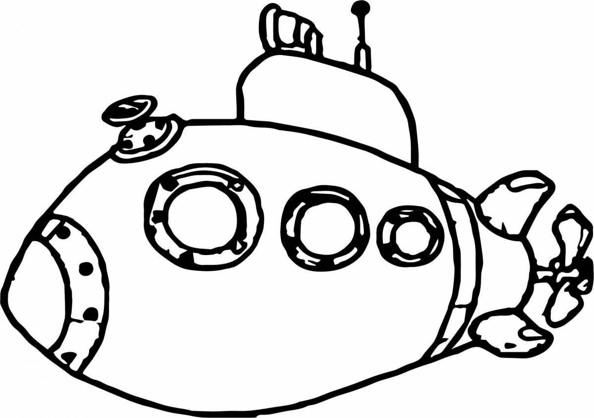 Coloring live bathyscaphe