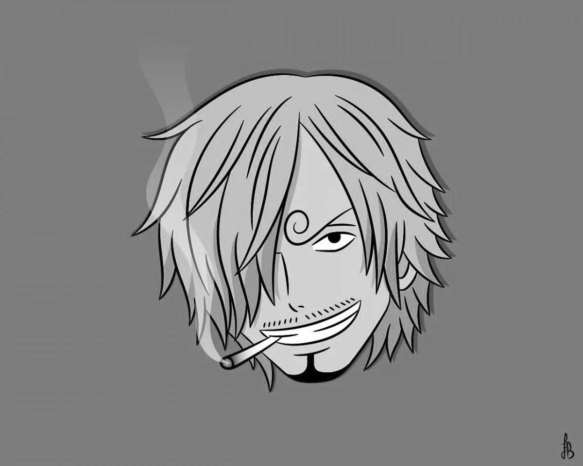 Sanji's gorgeous coloring book