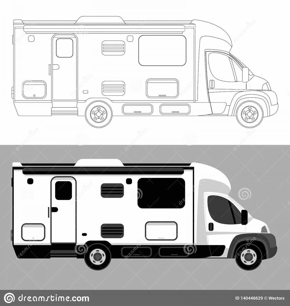 Incredible motorhome coloring