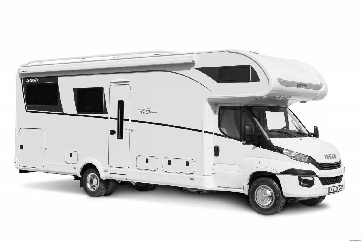 Coloring dreamy motorhome