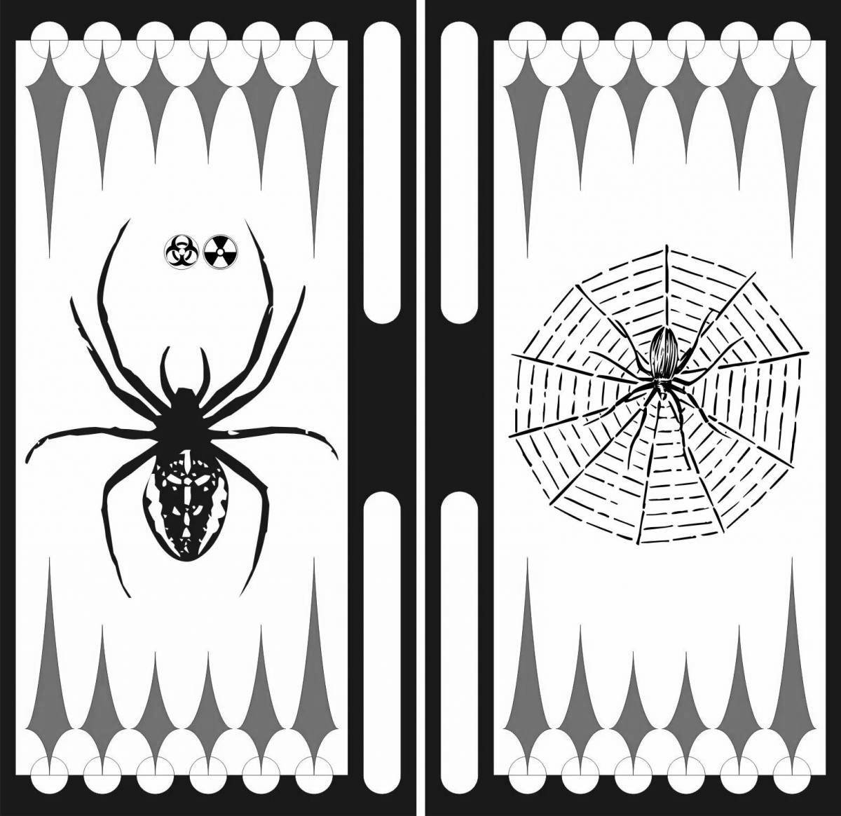 Backgammon live coloring page