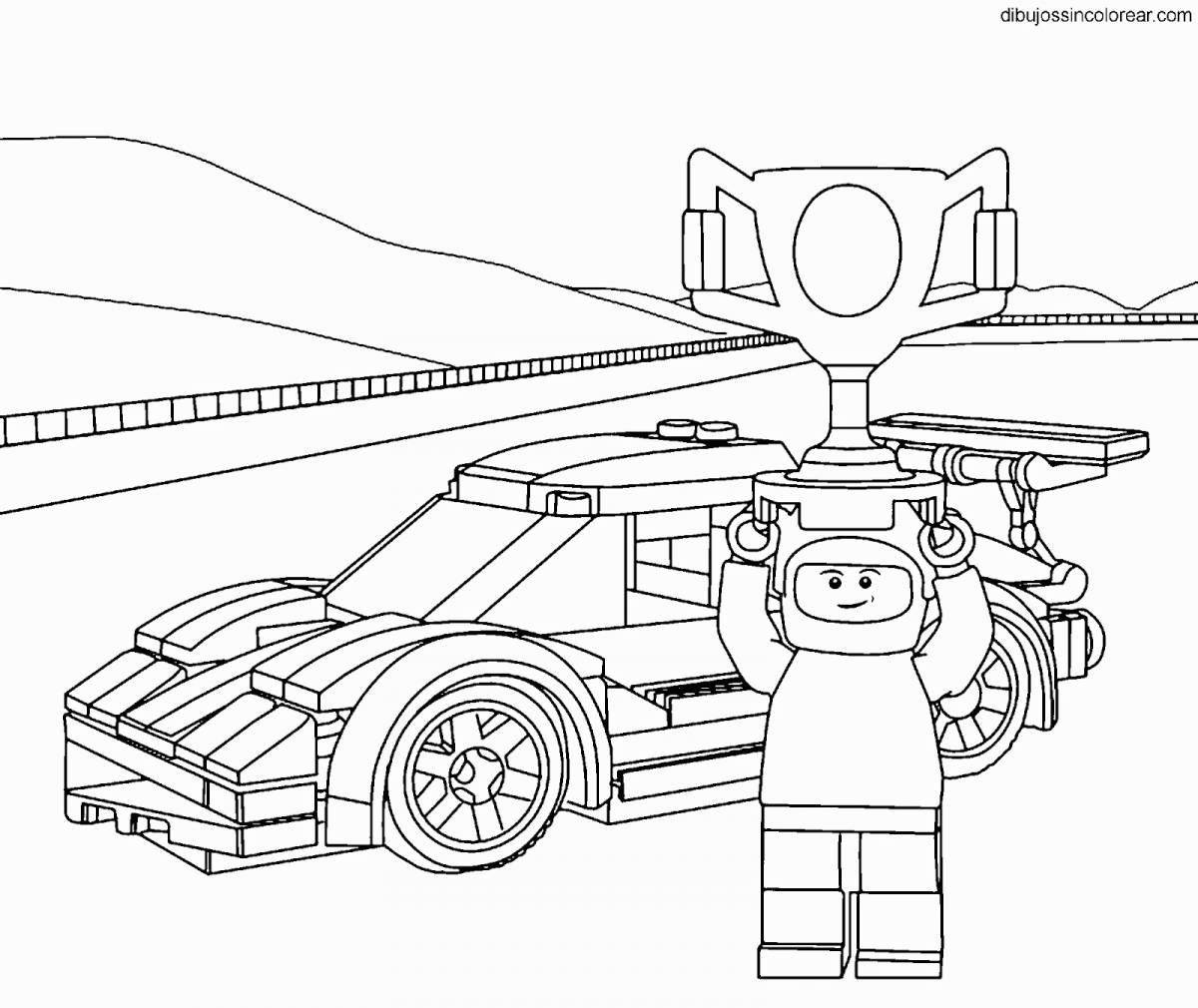 Colorful robex coloring page