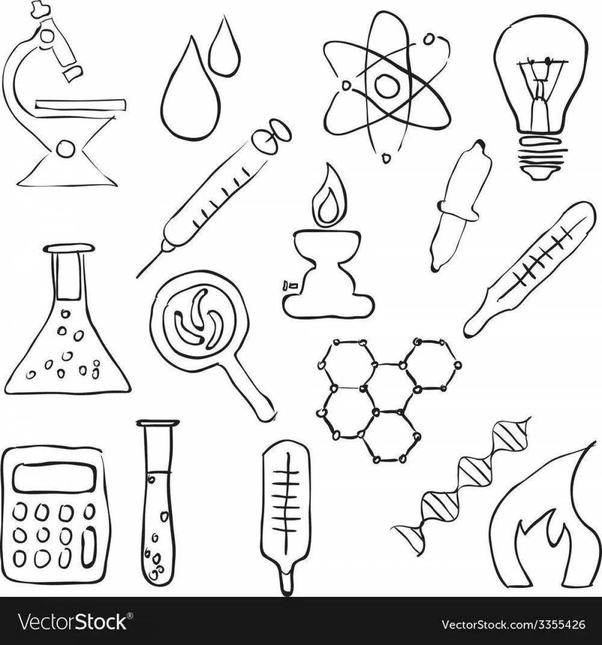 Colored chemical coloring