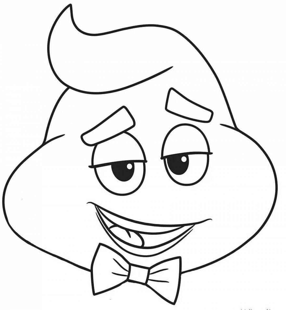 Photo Attractive cocoa coloring page