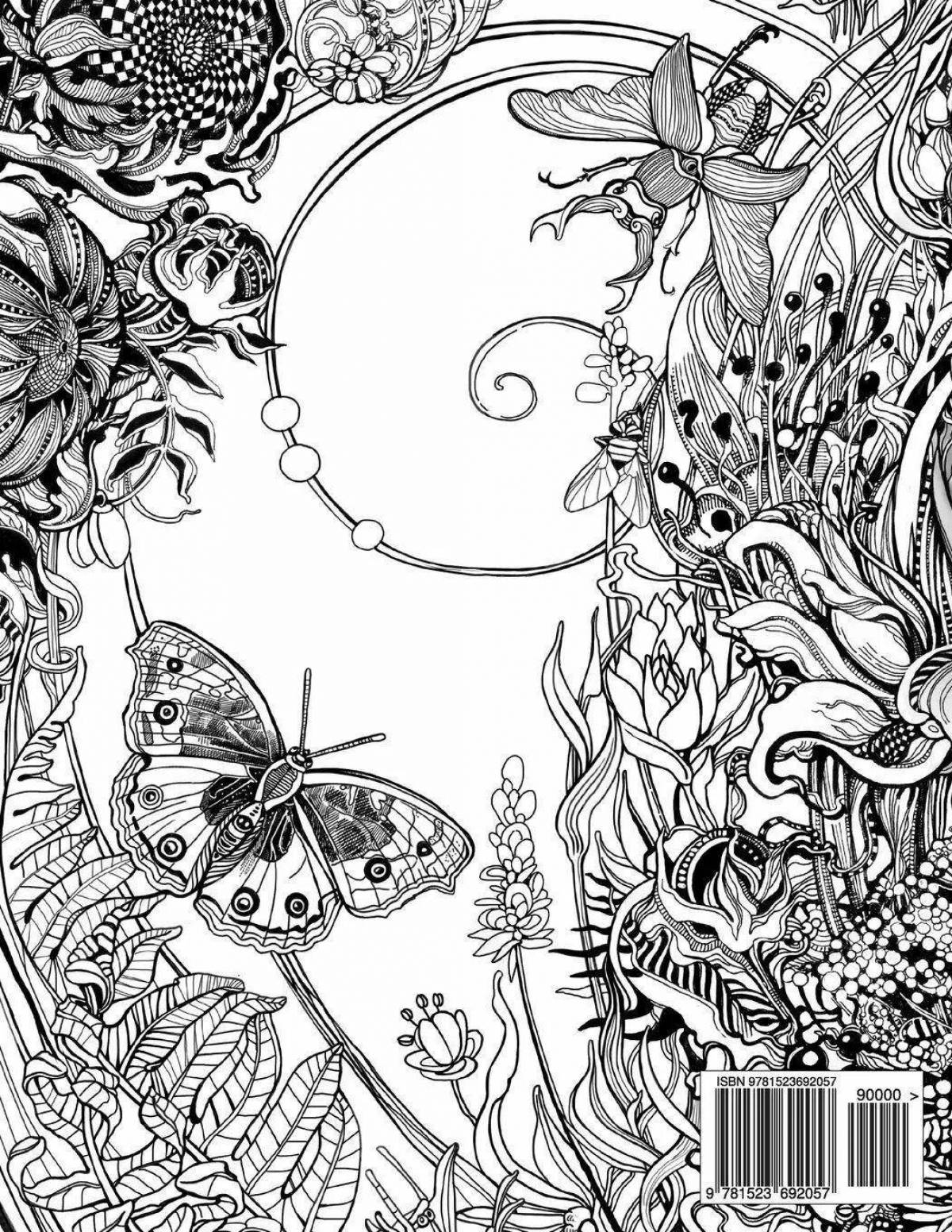 Photo Amazing botany coloring page