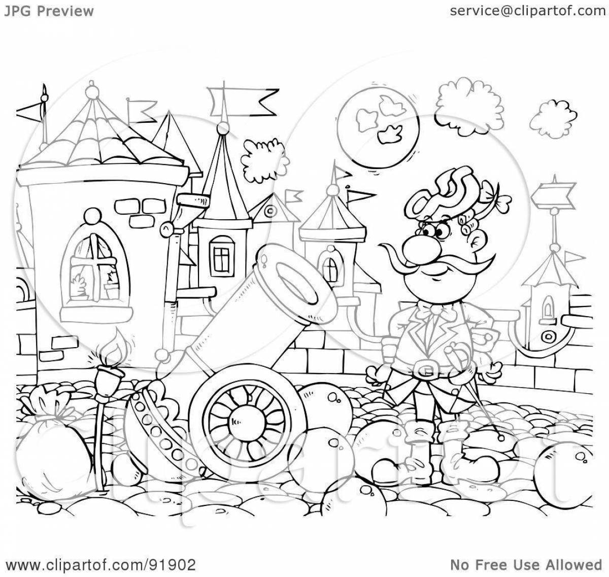 Munchausen bright coloring