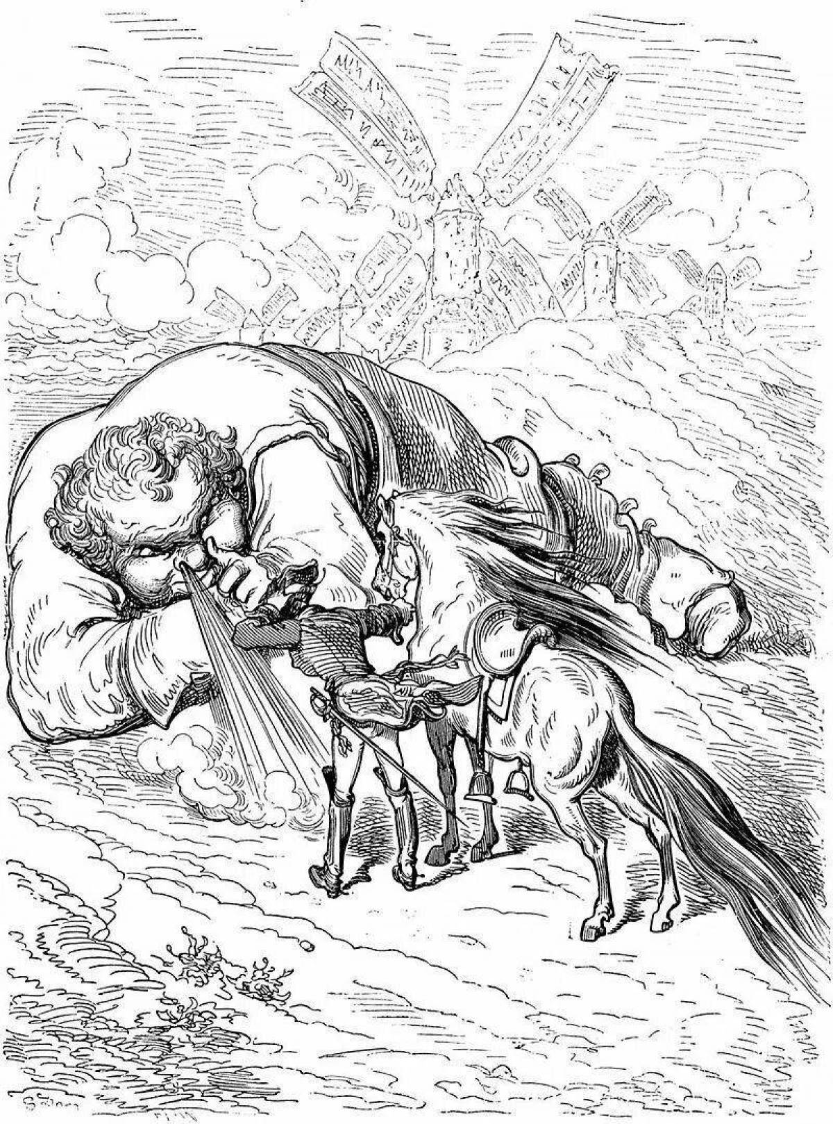 Coloring book joyful munchausen