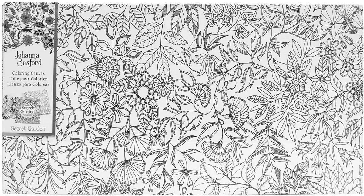 Beautiful canvas coloring page