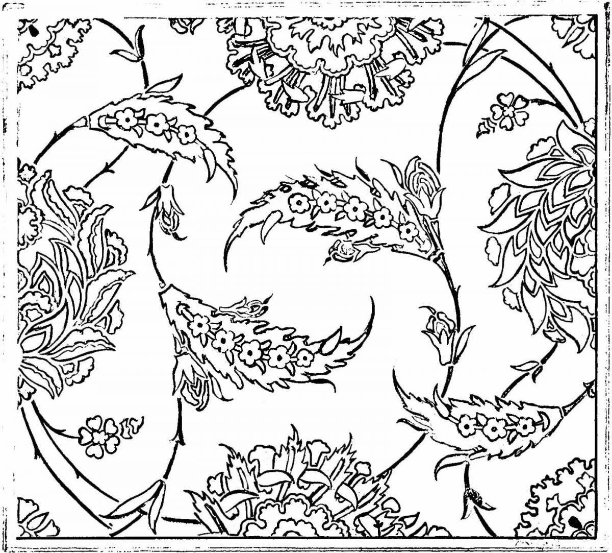 Outstanding canvas coloring page