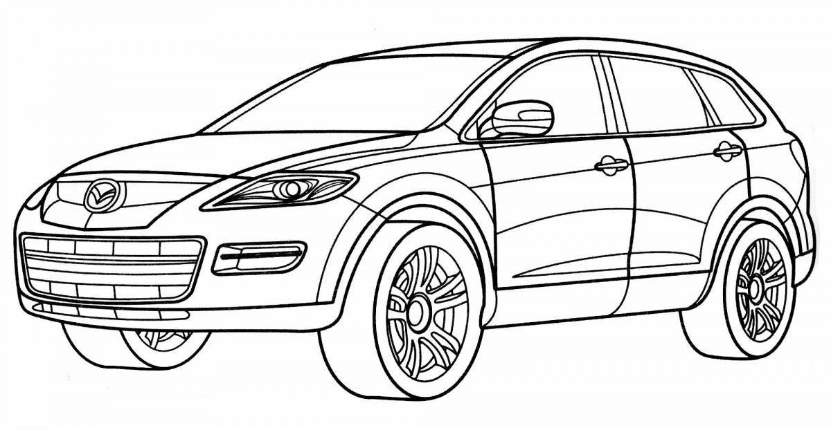 Cute acura coloring page