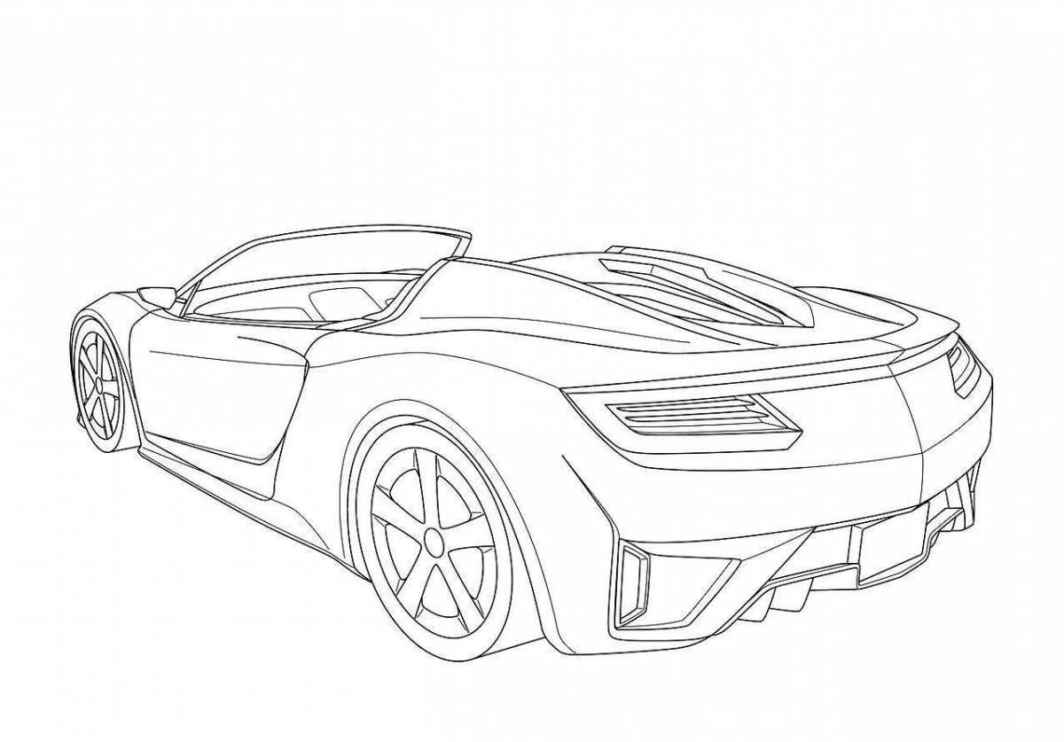 Acura amazing coloring page