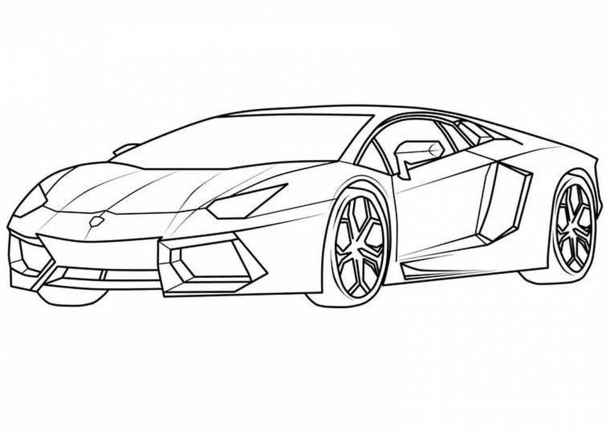 Impressive acura coloring page