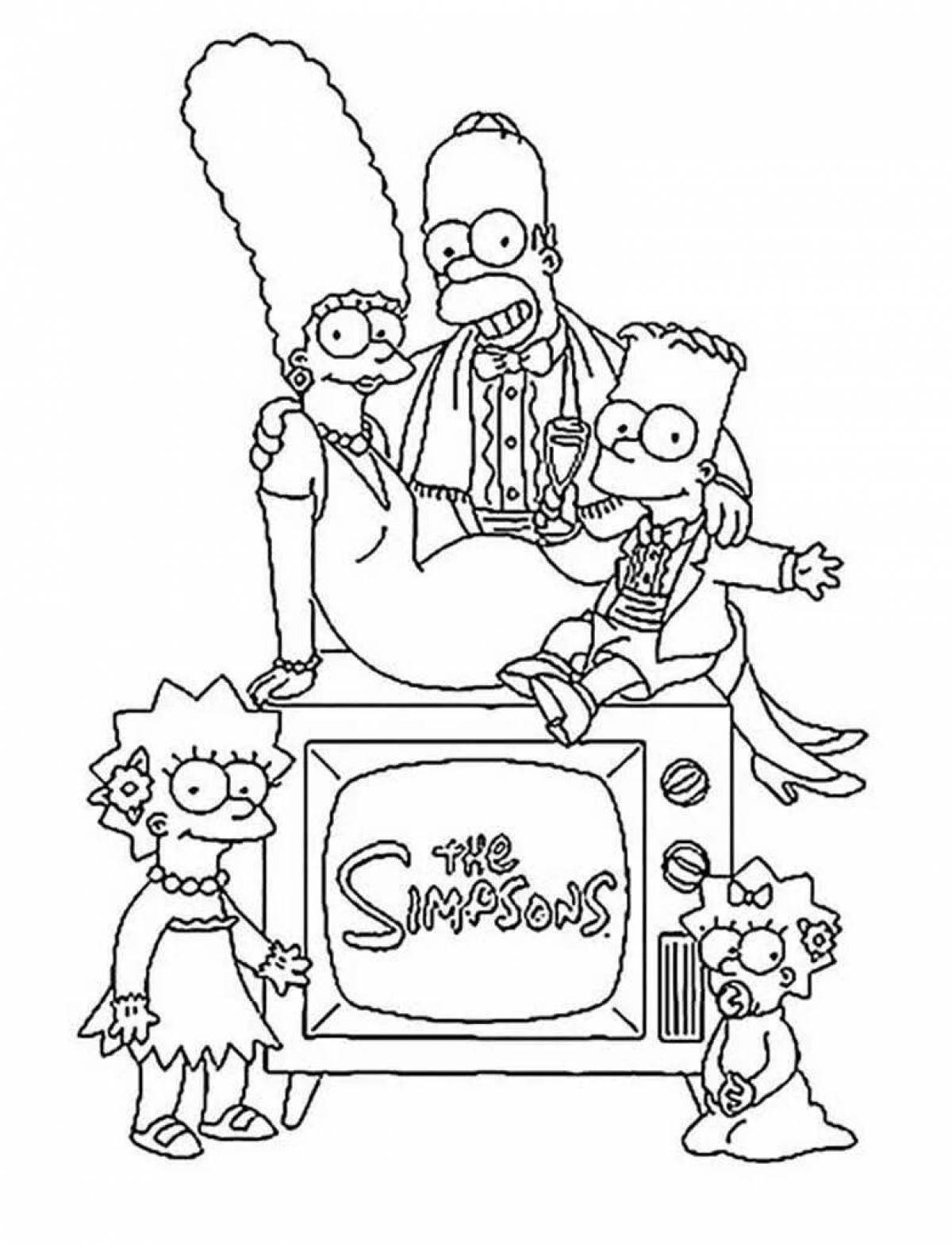 Photo Simson playful coloring