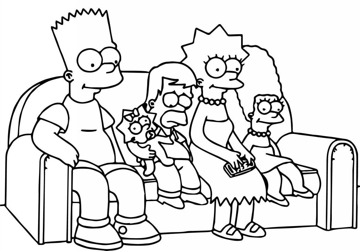 Photo Simson fantasy coloring book