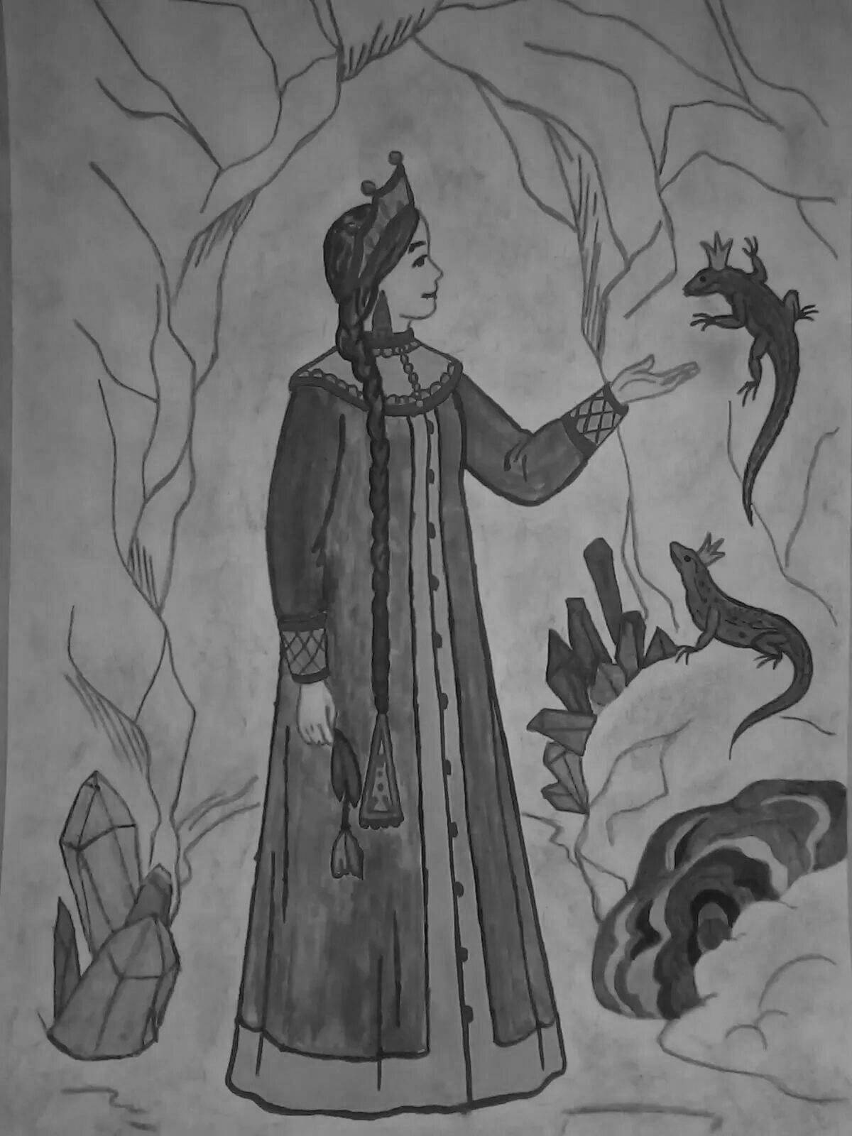 Wonderful bazhov coloring