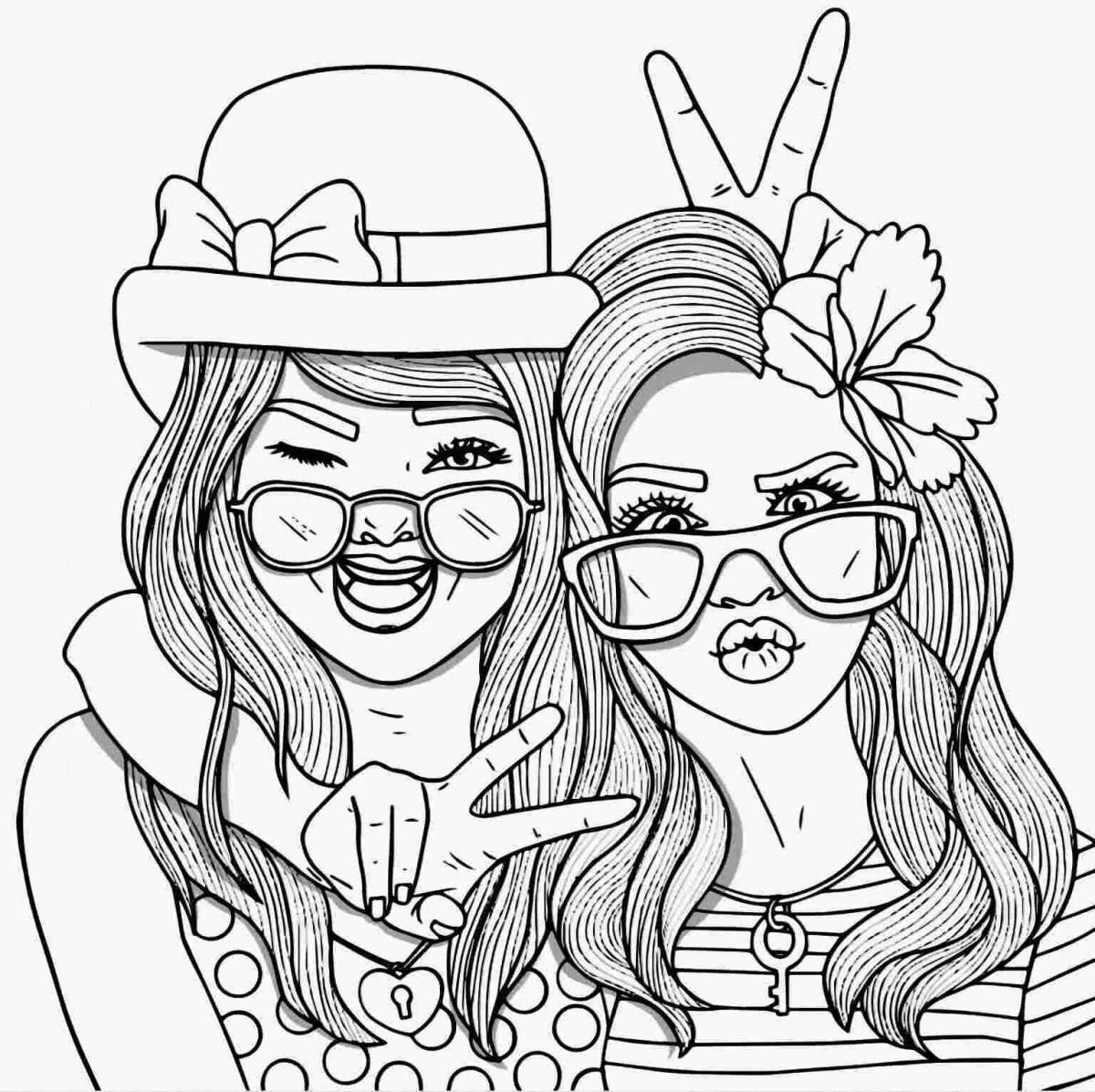 Animated coloring page 12 cool