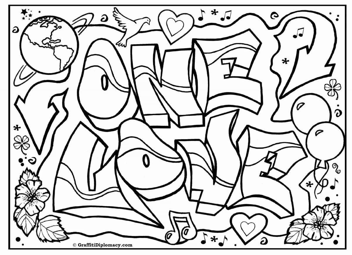 Coloring book cheerful grade 11