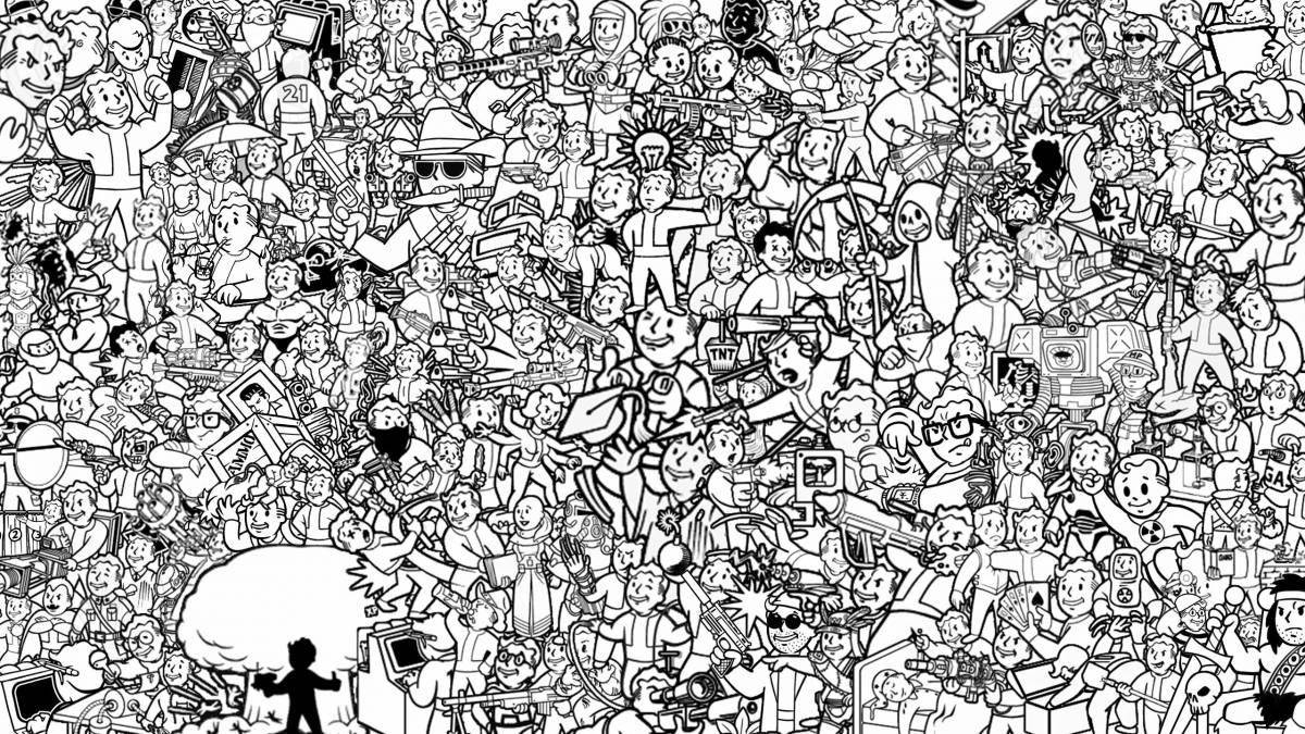 A fun coloring book if you're bored