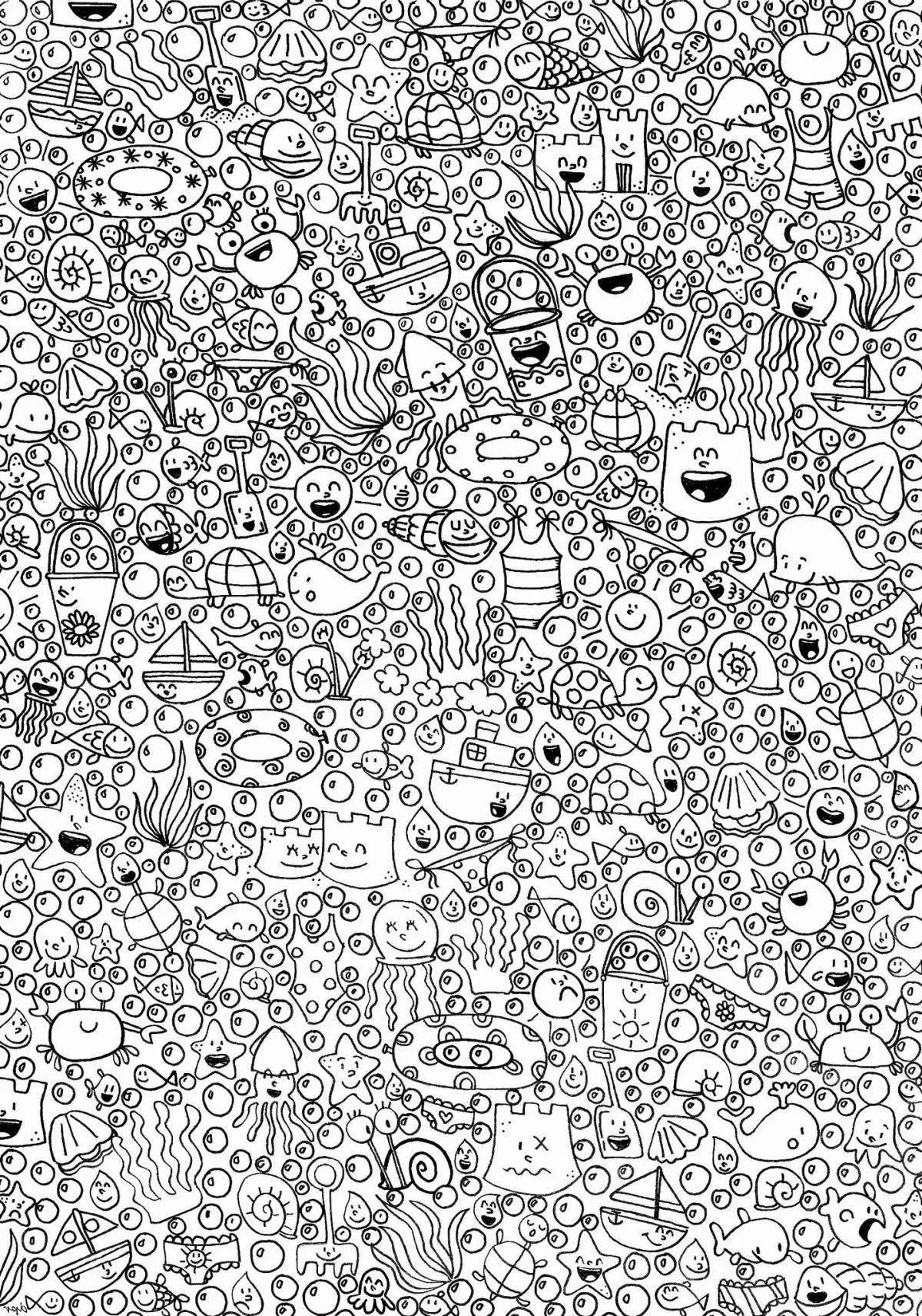 Stimulating coloring book if you are bored