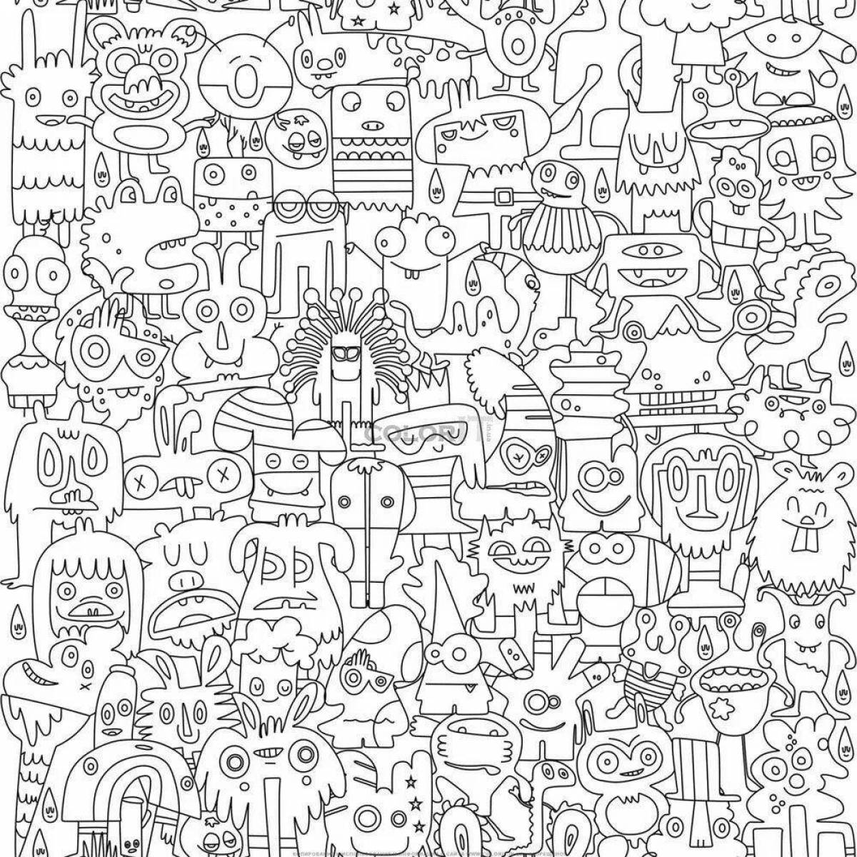 Adorable coloring pages