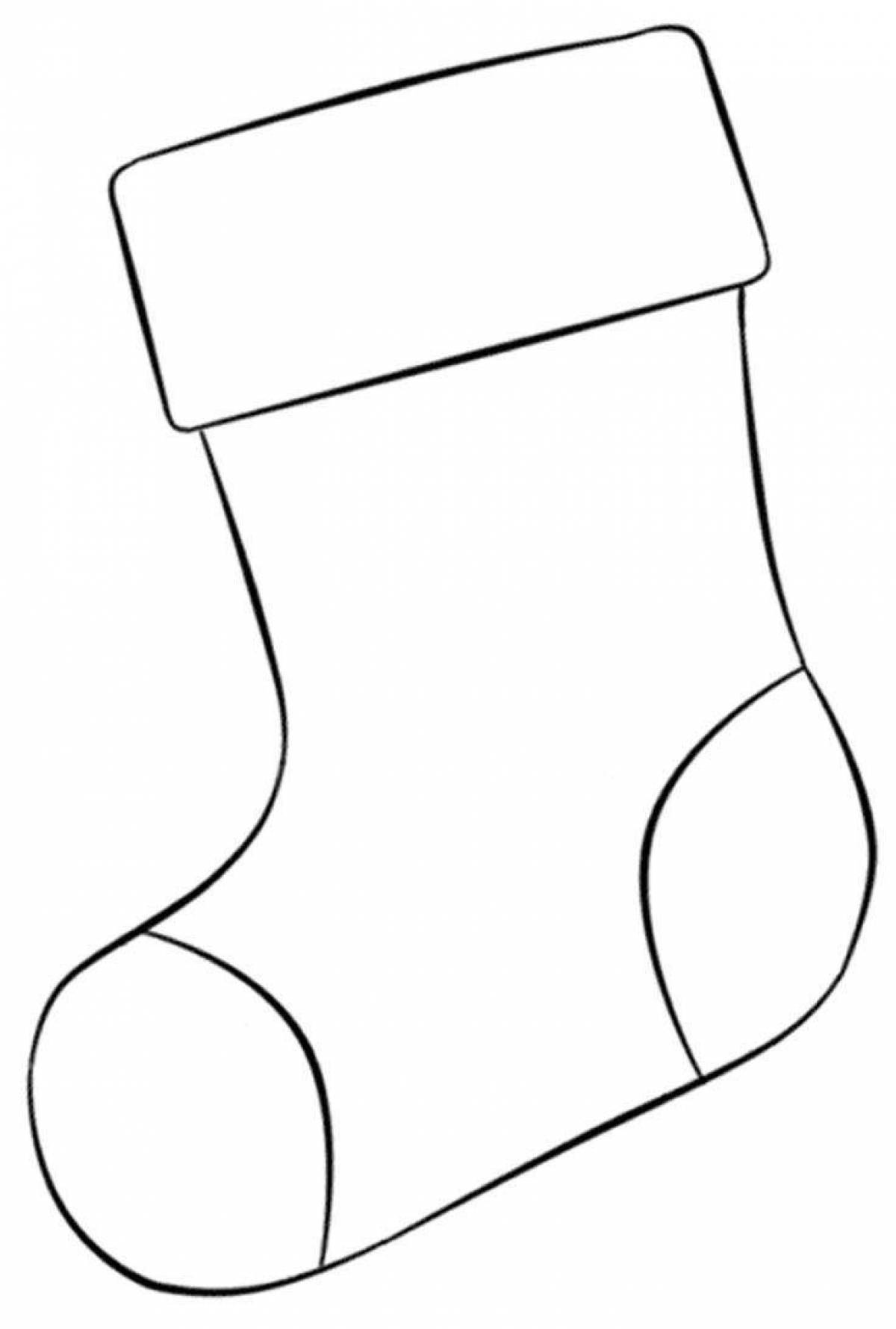 Character boots coloring page