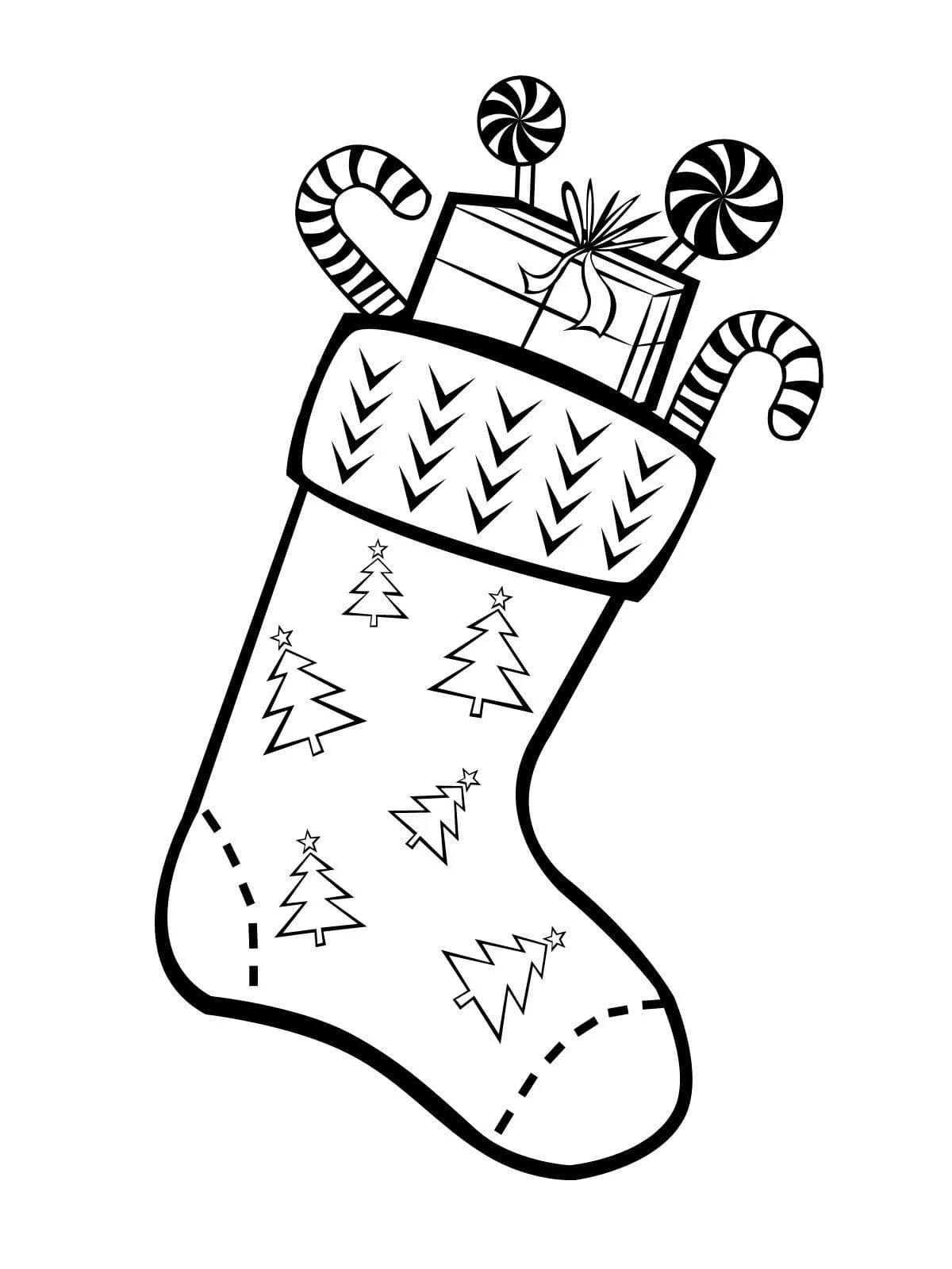 Coloring page adorable boots