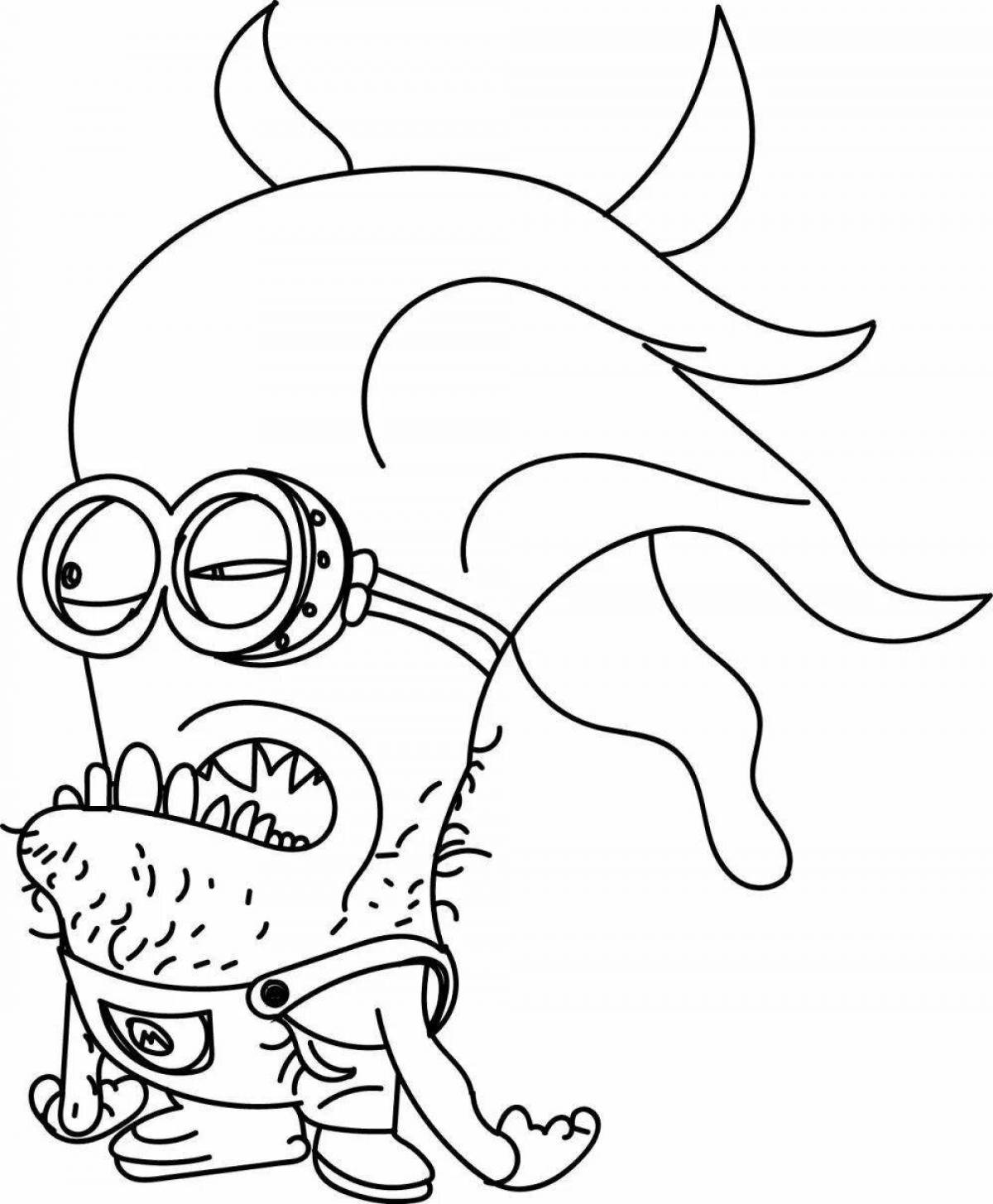 Playful coloring the funniest