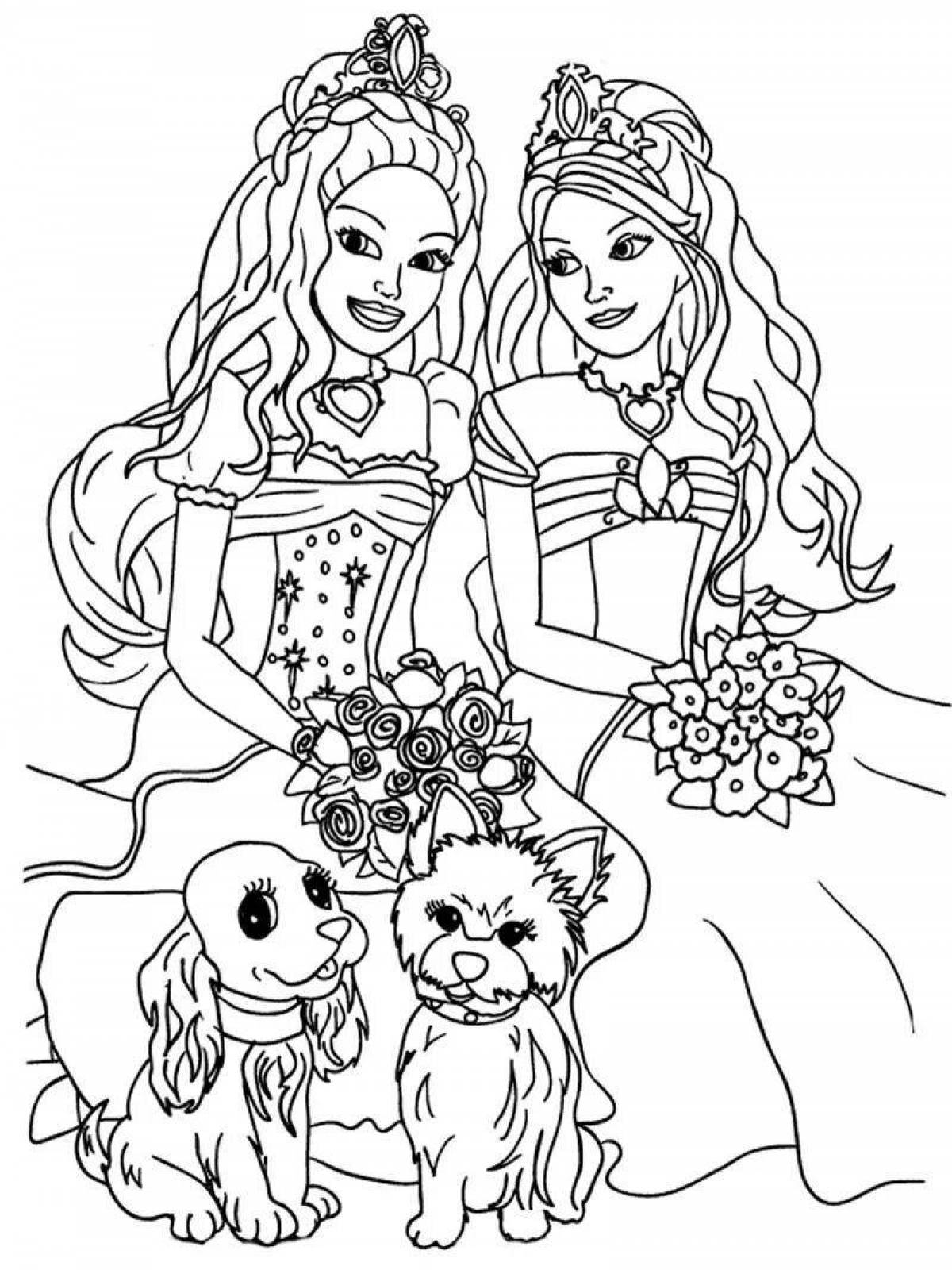 Miss tee's funny coloring book