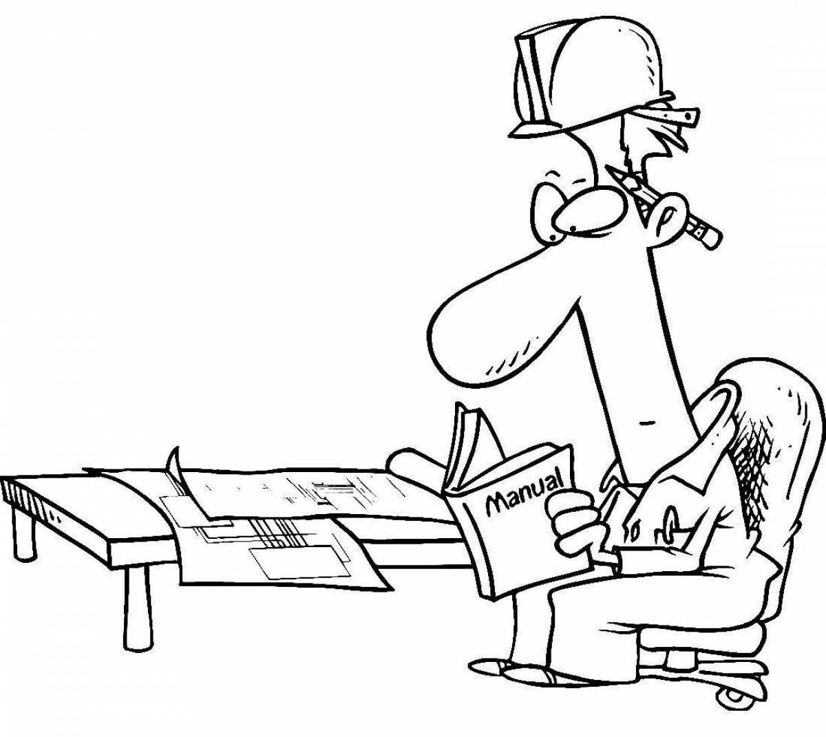 Innovative coloring design engineer