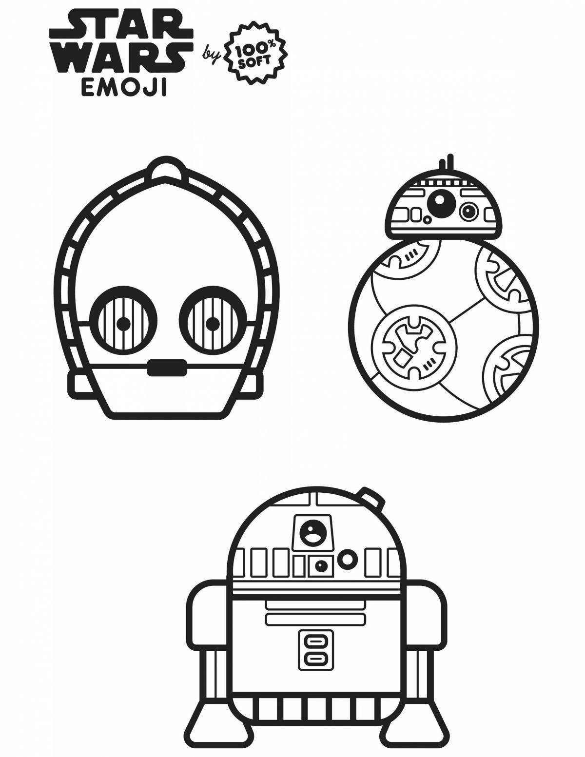 Incredible death star coloring book